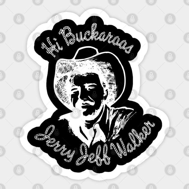 jerry jeff walker Sticker by Rundown